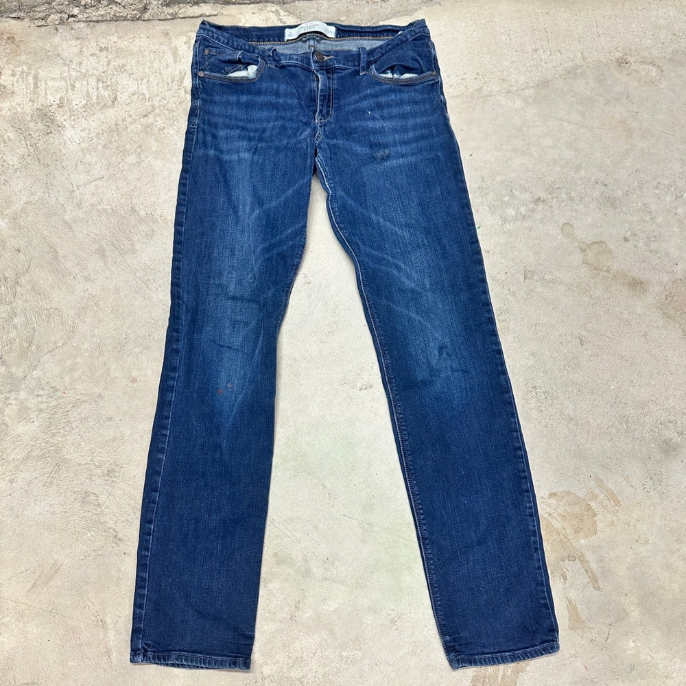 Abercrombie & Fitch Womens Dark Wash Perfect Stretch Jeans Size‎ 29 Slim Fit